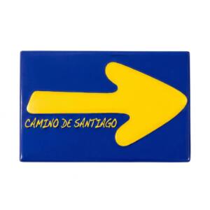 Iman acolchado y resinado - Camino de Santiago (Flecha)