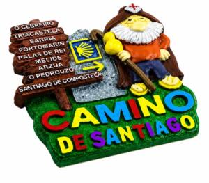 Iman de resina - Anciano (Camino de Santiago)