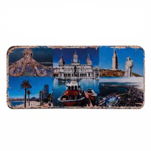 Iman rectangular de chapa - La Coruña