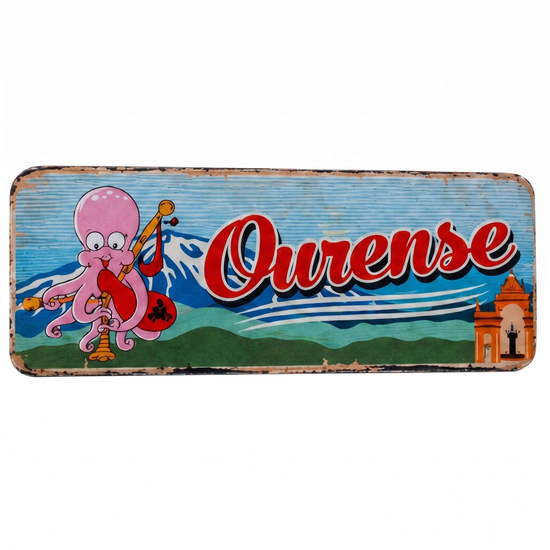 Iman rectangular de chapa - Ourense
