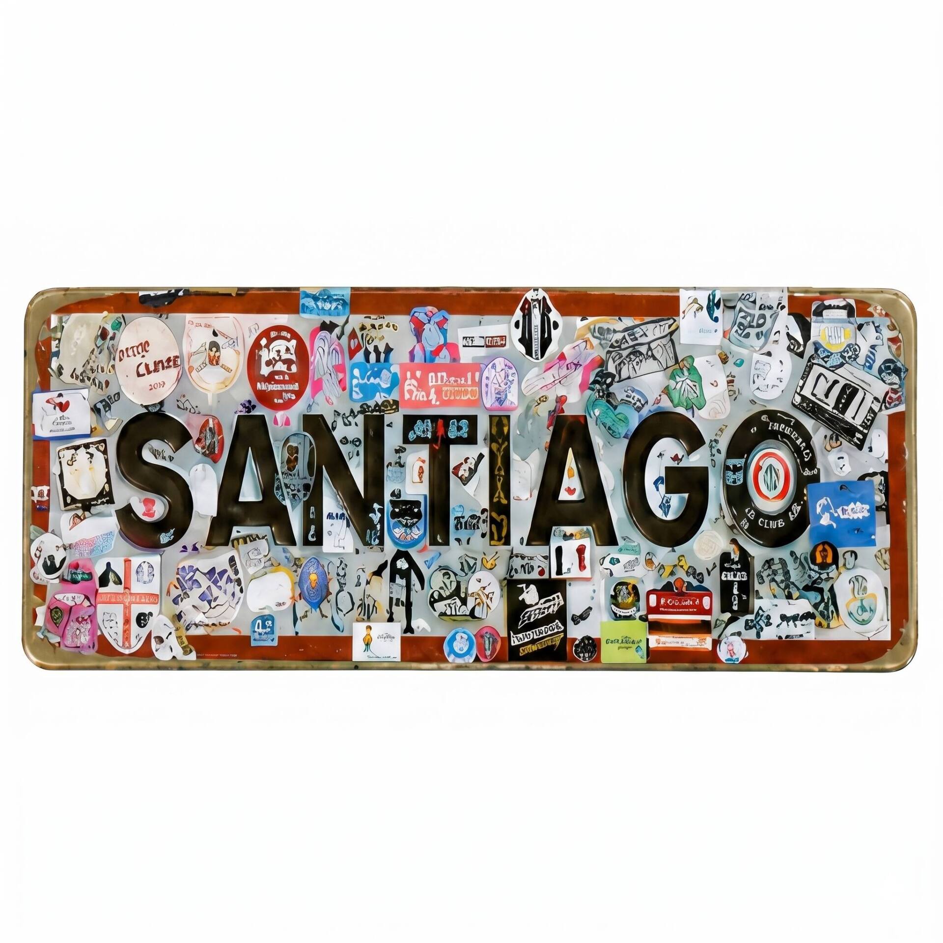 Iman rectangular de chapa - Santiago
