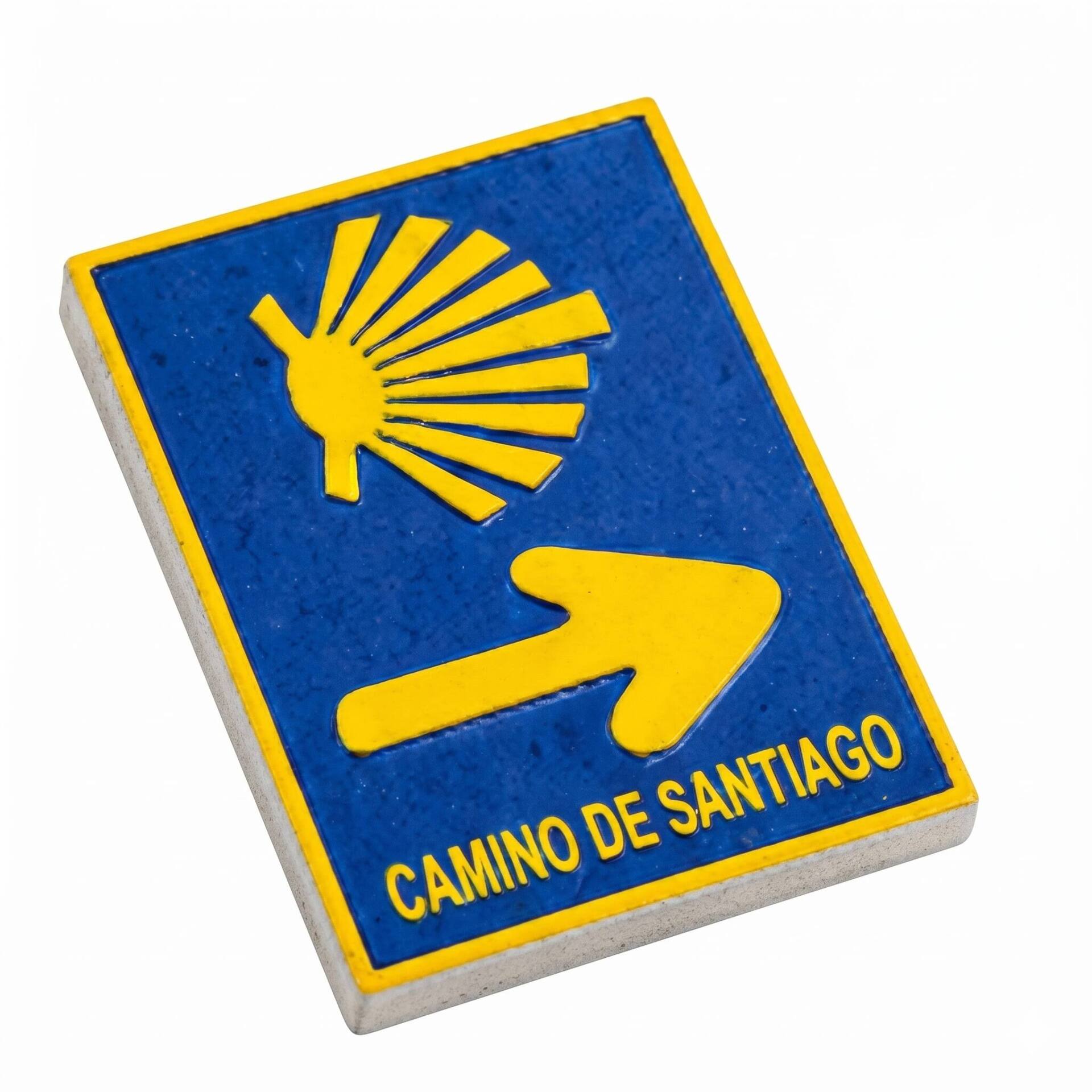 Imán sublimación - Señal Camino de Santiago (Flecha)