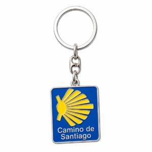 Llavero de metal lacado - Viera del Camino de Santiago